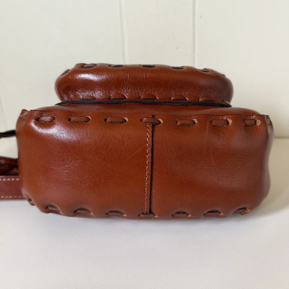 Patricia Nash Aida Crossbody Hand Painted Floral Tooled Leather Bag Purse Boho - Picture 6 of 9